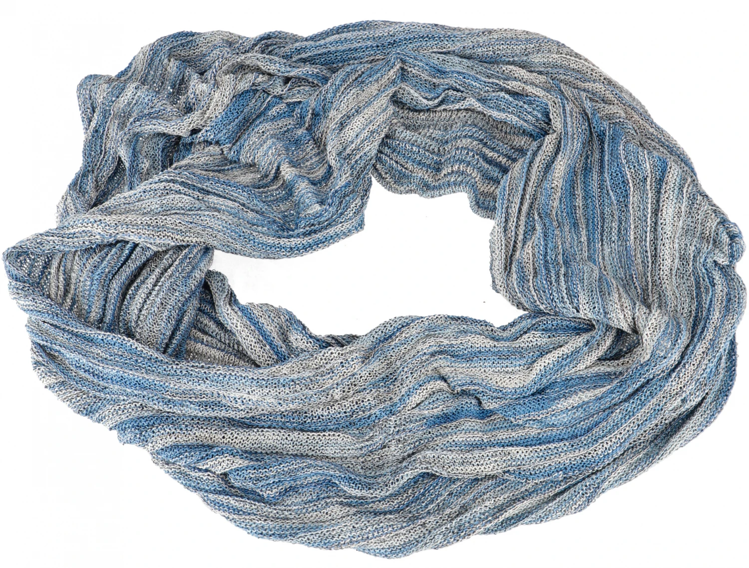 Weicher Loop Schal / Stola, Magic Loopschal, Weste - Hellblau 7 Weicher Loop Schal / Stola, Magic Loopschal, Weste - Hellblau – Bild 5