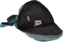 Rucksack, Stonewash Freizeitrucksack, Ethno Look Rucksack - Petrol - 30x25x13 Cm -Modebekleidungsgeschäft 33254 123taschen nepal 2023 15