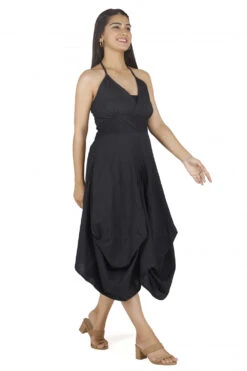 Langes Sommerkleid Hippie Chic - Schwarz -Modebekleidungsgeschäft 33358 h 22 ago0693