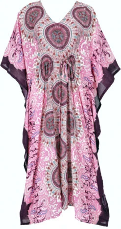 Ponchokleid, Kaftan, Maxikleid, Strandkleid - Pink 7 Ponchokleid, Kaftan, Maxikleid, Strandkleid - Pink -Modebekleidungsgeschäft 34327 me shop 213