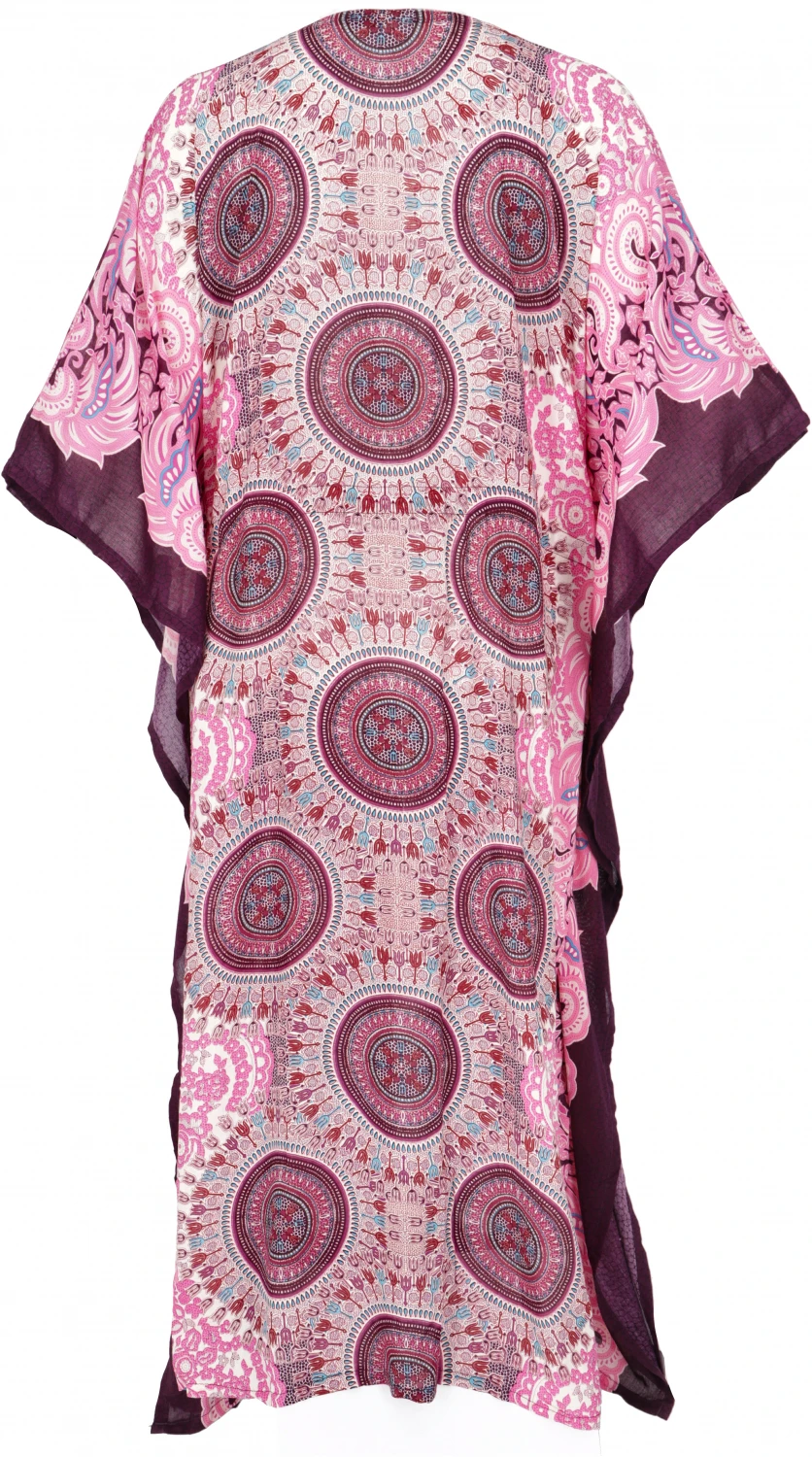 Ponchokleid, Kaftan, Maxikleid, Strandkleid - Pink 5 Ponchokleid, Kaftan, Maxikleid, Strandkleid - Pink – Bild 3