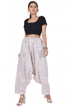 Indische Kadhi-Pluderhose, Aladinhose - Beige/braun -Modebekleidungsgeschäft 34975 3 29 20234055 ago1321