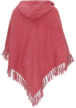 Einfarbiger Poncho Boho Chic, Andenponcho Aus Baumwolle - Rot 7 Einfarbiger Poncho Boho Chic, Andenponcho Aus Baumwolle - Rot -Modebekleidungsgeschäft 34995 3 th 20234055mt fashion 2022 98
