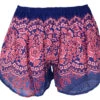 Leichte Pantys, Print Shorts - Pink/blau -Modebekleidungsgeschäft 35498 12 18dsc01601