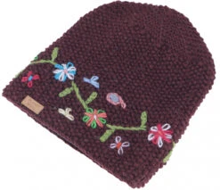 Beanie Mütze, Bestickte Strickmütze, Nepalmütze, Wintermütze - Dark Wine -Modebekleidungsgeschäft 35895 3 th 202340559x1jm bag 2023 19