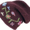 Beanie Mütze, Bestickte Strickmütze, Nepalmütze, Wintermütze - Dark Wine -Modebekleidungsgeschäft 35895 3 th 202340559x1jm bag 2023 20