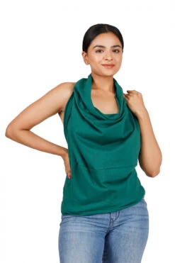 Psytrance Rückenfreies Festival Bindetop - Smaragd -Modebekleidungsgeschäft 37048 h 22 ago0655