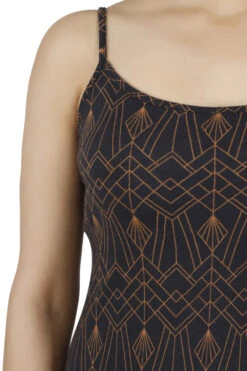 Ethno Minikleid, Goa Trägerkleid Mit Psychodelischem Druck - Modell 1 -Modebekleidungsgeschäft 37423 h 22 ago2890