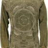 Langarmshirt Mandala, Stonewash Goa Shirt - Olivgrün -Modebekleidungsgeschäft 37436 3 th 20234055mt fashion 2022 193