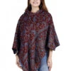 Poncho Mit Kapuze, Goa Hippie, Boho Poncho - Wine -Modebekleidungsgeschäft 37738 3 th 202340559x1 ago0428