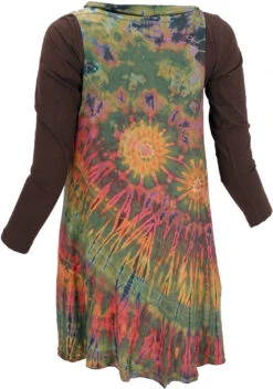 Unikat Batiktunika. Boho Cardigan Tunika, Boho Sommertunika, Maxitunika - Olive -Modebekleidungsgeschäft 38095 3 29 2023403batik thailan 2022 108