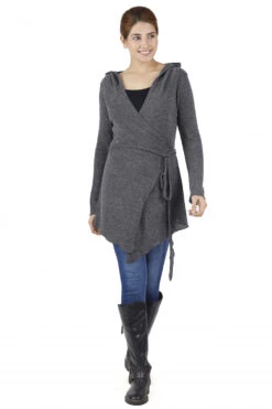 Pixi Wickel-Strickjacke - Granitgrau -Modebekleidungsgeschäft 38611 h 22 ago2895