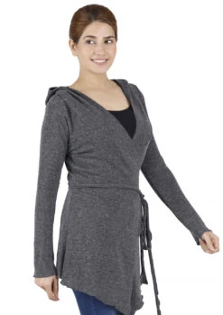 Pixi Wickel-Strickjacke - Granitgrau -Modebekleidungsgeschäft 38611 h 22 ago2898