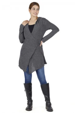 Pixi Wickel-Strickjacke - Granitgrau -Modebekleidungsgeschäft 38611 h 22 ago2915