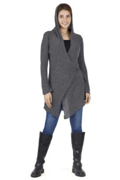 Pixi Wickel-Strickjacke - Granitgrau -Modebekleidungsgeschäft 38611 h 22 ago2917