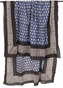 Leichter Pareo, Sarong, Handbedrucktes Baumwolltuch - Blau Kombination 11 - 190x120 Cm 7 Leichter Pareo, Sarong, Handbedrucktes Baumwolltuch - Blau Kombination 11 - 190x120 Cm -Modebekleidungsgeschäft 38948 desert garments 2023 35