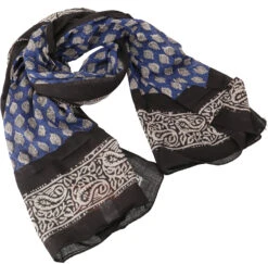 Leichter Pareo, Sarong, Handbedrucktes Baumwolltuch - Blau Kombination 11 - 190x120 Cm 8 Leichter Pareo, Sarong, Handbedrucktes Baumwolltuch - Blau Kombination 11 - 190x120 Cm -Modebekleidungsgeschäft 38948 desert garments 2023 42