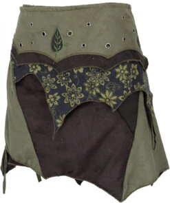 Elfen Wickelrock, Goa Minirock, Cacheur - Olive -Modebekleidungsgeschäft 39249 3 th 202340559x1mt fashin 2022 17