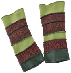 Elfen Handstulpen, Boho Pulswärmer - Lemon