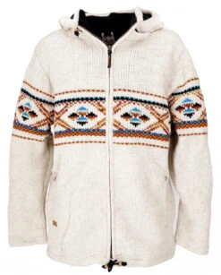 Kuschelige Gefütterte Strickjacke, Wolljacke, Nepaljacke - Modell 32