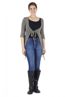 Kurze Pixi Strickjacke - Khaki -Modebekleidungsgeschäft 40038 h 22 ago3122