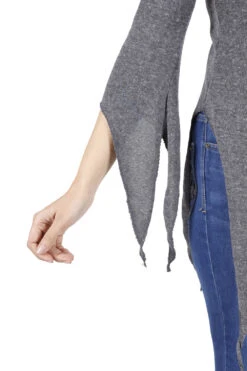 Kurze Pixi Strickjacke - Anthrazit -Modebekleidungsgeschäft 40040 h 22 ago3165