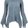 Pixishirt Mit Kapuze, Elfen Pullover - Taubenblau -Modebekleidungsgeschäft 40045 3 29 2023403guru handucraft 83