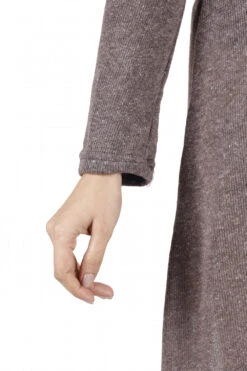 Pixikleid Mit Kapuze, Feinstrick Elfen Pullover - Cappuccino -Modebekleidungsgeschäft 40049 h 22 ago3198