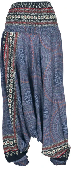 Afghani Hose, Overall, Jumpsuit, Haremshose, Pluderhose, Pumphose, Aladinhose - Blau/schwarz -Modebekleidungsgeschäft 40457 123me shop 2023 2 98