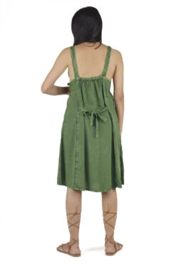 Besticktes Indisches Kleid, Boho Minikleid - Grün Design 9 -Modebekleidungsgeschäft 40672 h 22 ago1678