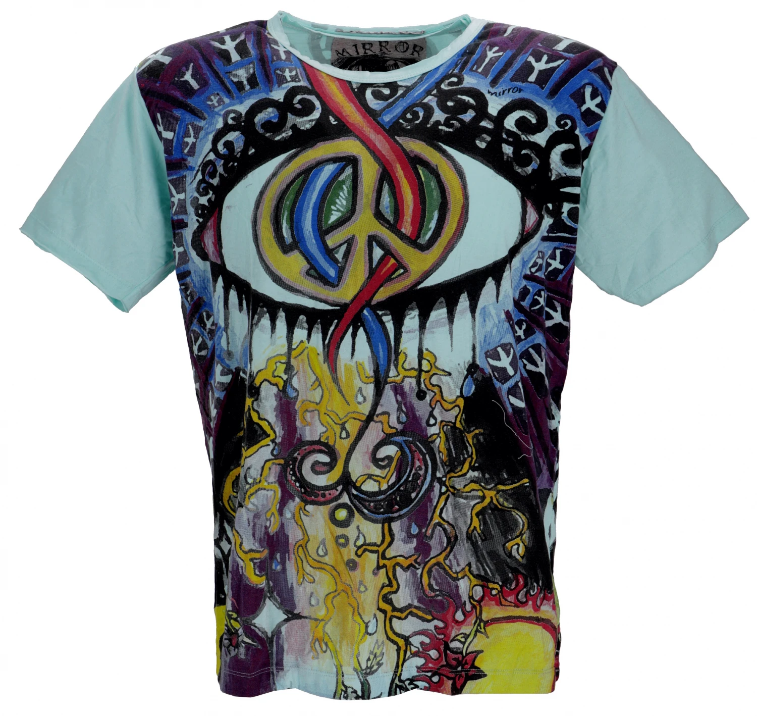 Mirror T-Shirt - Peace / Hellblau 3 Mirror T-Shirt - Peace / Hellblau