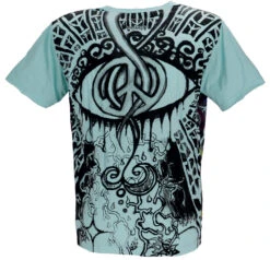 Mirror T-Shirt - Peace / Hellblau 6 Mirror T-Shirt - Peace / Hellblau -Modebekleidungsgeschäft 41226 05 19 tathailand 2019 12