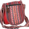 Ethno Schultertasche, Boho Tasche - Rot - 26x26x7 Cm -Modebekleidungsgeschäft 41304 jm bag 2023 150