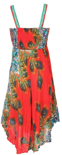 Boho Minikleid, Sommerkleid, Krinkelkleid - Rot -Modebekleidungsgeschäft 41847 12356thailand 2023 mix 62