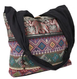 Sadhu Bag, Ethno Schulterbeutel, Hippie Tasche Aus Thailand -lila - 30x30x10 Cm -Modebekleidungsgeschäft 42029 11 2133 1359taschen thailand 2023 67