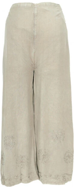 Palazzohose, Langer Boho Hosenrock, Wickelhose, Sommerhose Beige - Modell 7 -Modebekleidungsgeschäft 42964 3 29 20234055nachlieferung nepal 103