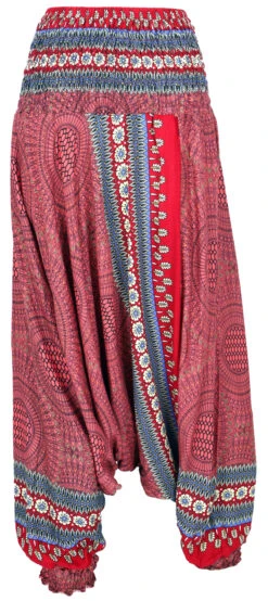 Afghani Hose, Overall, Jumpsuit, Haremshose, Pluderhose, Pumphose, Aladinhose - Rot -Modebekleidungsgeschäft 43027 123me shop 2023 2 94