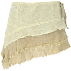 Goa Cacheur In Natürlichem Look, Minirock, Wickelrock Gürtel - Beige -Modebekleidungsgeschäft 43066 3 29 202340553 21 manu 1 2021 57