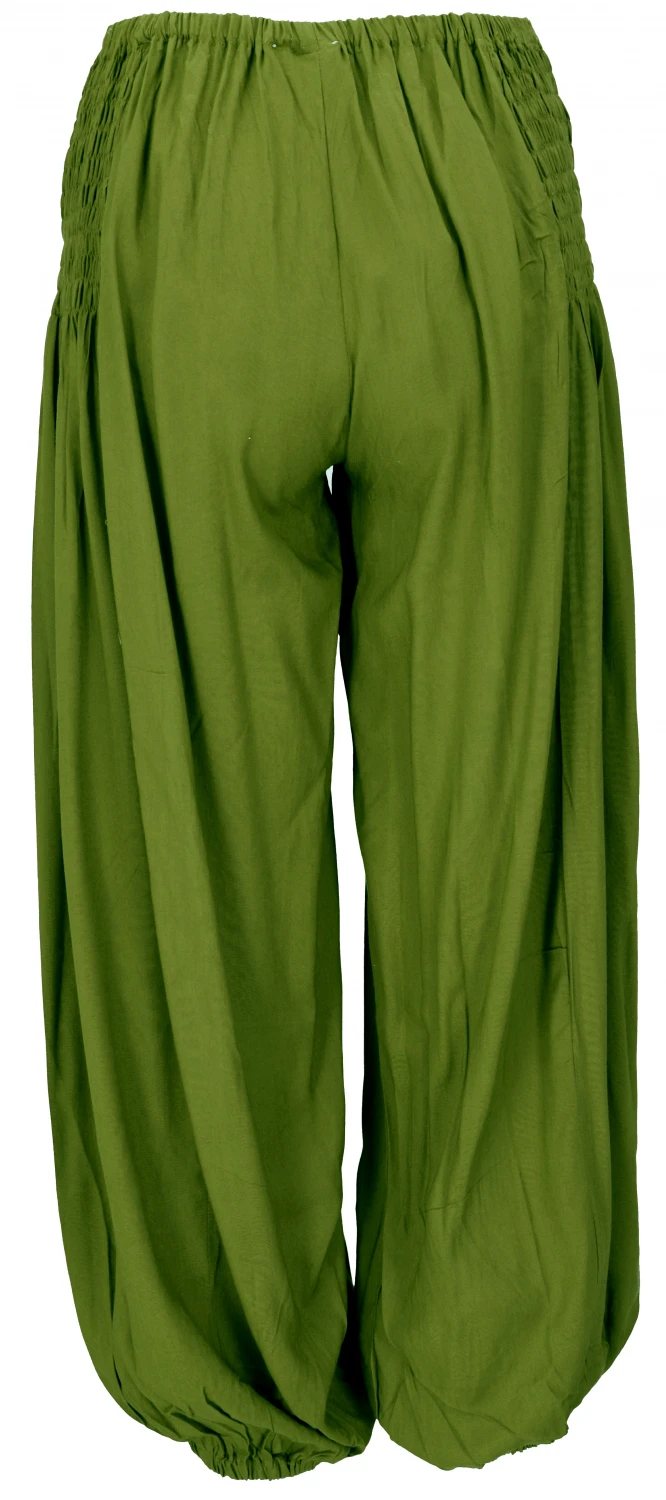 Luftige Muckhose, Boho Pluderhose, Pumphose - Lemon 5 Luftige Muckhose, Boho Pluderhose, Pumphose - Lemon – Bild 3