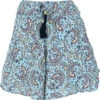 Leichte Pantys, Seidig Glänzende Print Shorts - Blau -Modebekleidungsgeschäft 45834 12356 0606kashi 2023 121