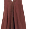 Boho Minikleid, Neckholder Kleid, Longtop - Rostbraun -Modebekleidungsgeschäft 47141 47141 3 29 2023403dev guru 2 301