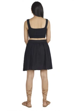 Bestickter Boho Minirock - Schwarz Modell 1 -Modebekleidungsgeschäft 47618 h 22 ago2382