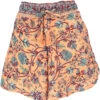 Leichte Pantys, Seidig Glänzende Print Shorts - Apricot -Modebekleidungsgeschäft 47945 12356 0606kashi 2023 115