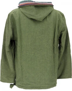 Goa Kapuzenshirt, Baja Hoody - Grün/bunt -Modebekleidungsgeschäft 49193 3 29 20234055guru handicraft 2022 100
