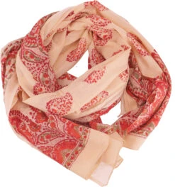 Leichter Pareo, Sarong, Handbedrucktes Baumwolltuch - Farb Kombination 38 - 175x110 Cm -Modebekleidungsgeschäft 49215 01 21 bestickte kissen desert garments 1683