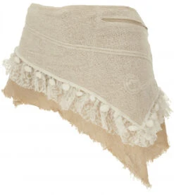 Goa Cacheur In Natürlichem Look, Minirock, Wickelrock Gürtel - Sand