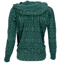 Lockeres Longshirt Aus Bio-Baumwolle, Boho Shirt Schalkapuze - Dunkelgrün -Modebekleidungsgeschäft 50065 3 th 202340559x1f 19 09 9 atrance trip 94ta