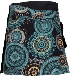 Wickelrock, Cacheur, Minirock Mit Kleiner Tasche - Türkis/bunt 7 Wickelrock, Cacheur, Minirock Mit Kleiner Tasche - Türkis/bunt -Modebekleidungsgeschäft 50196 3 29 20234055bhawani 2022 49