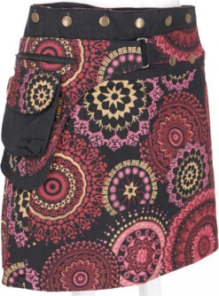 Wickelrock, Cacheur, Minirock Mit Kleiner Tasche - Pink/bunt -Modebekleidungsgeschäft 50197 3 29 20234055rose botique 2022 35