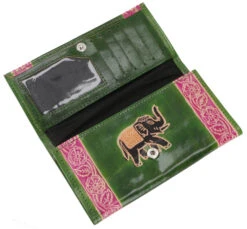 Geprägtes Lederportemonnaie, Boho Geldbörse - Modell 8 - 9.5x17.5x2 Cm 6 Geprägtes Lederportemonnaie, Boho Geldbörse - Modell 8 - 9.5x17.5x2 Cm -Modebekleidungsgeschäft 50349 11 2133 1359lederportemonnaie 130